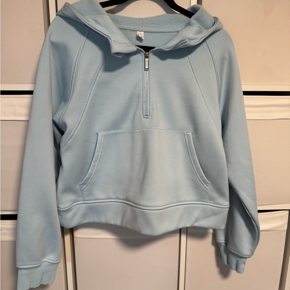 Ulu Sky Blue Half-Zip Sweatshirt